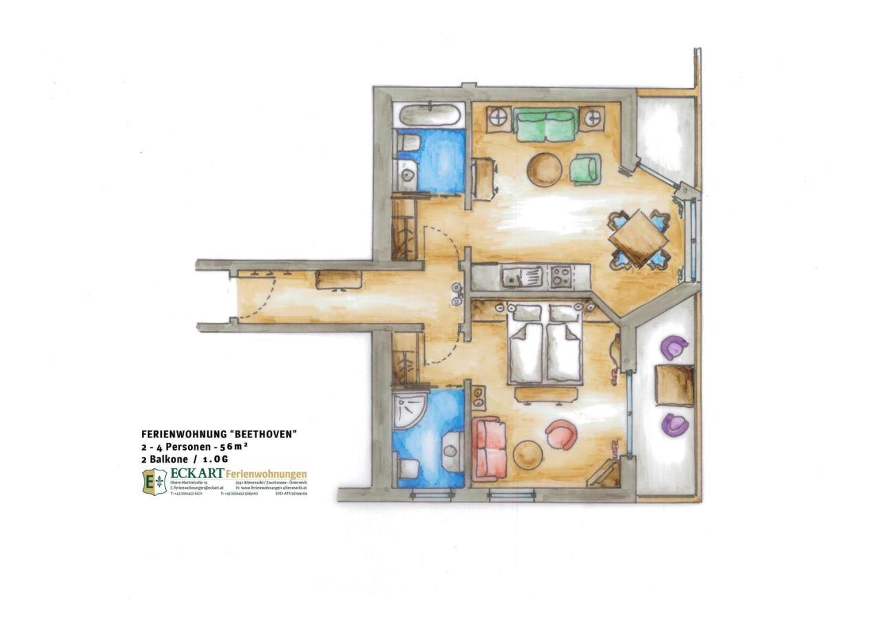 Haus Barbarahof Apartment Altenmarkt im Pongau Luaran gambar